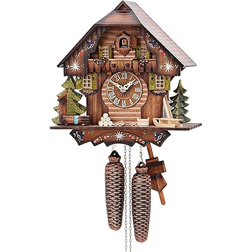 ISDD Cuckoo Clock Black Forest house KA 876 EX