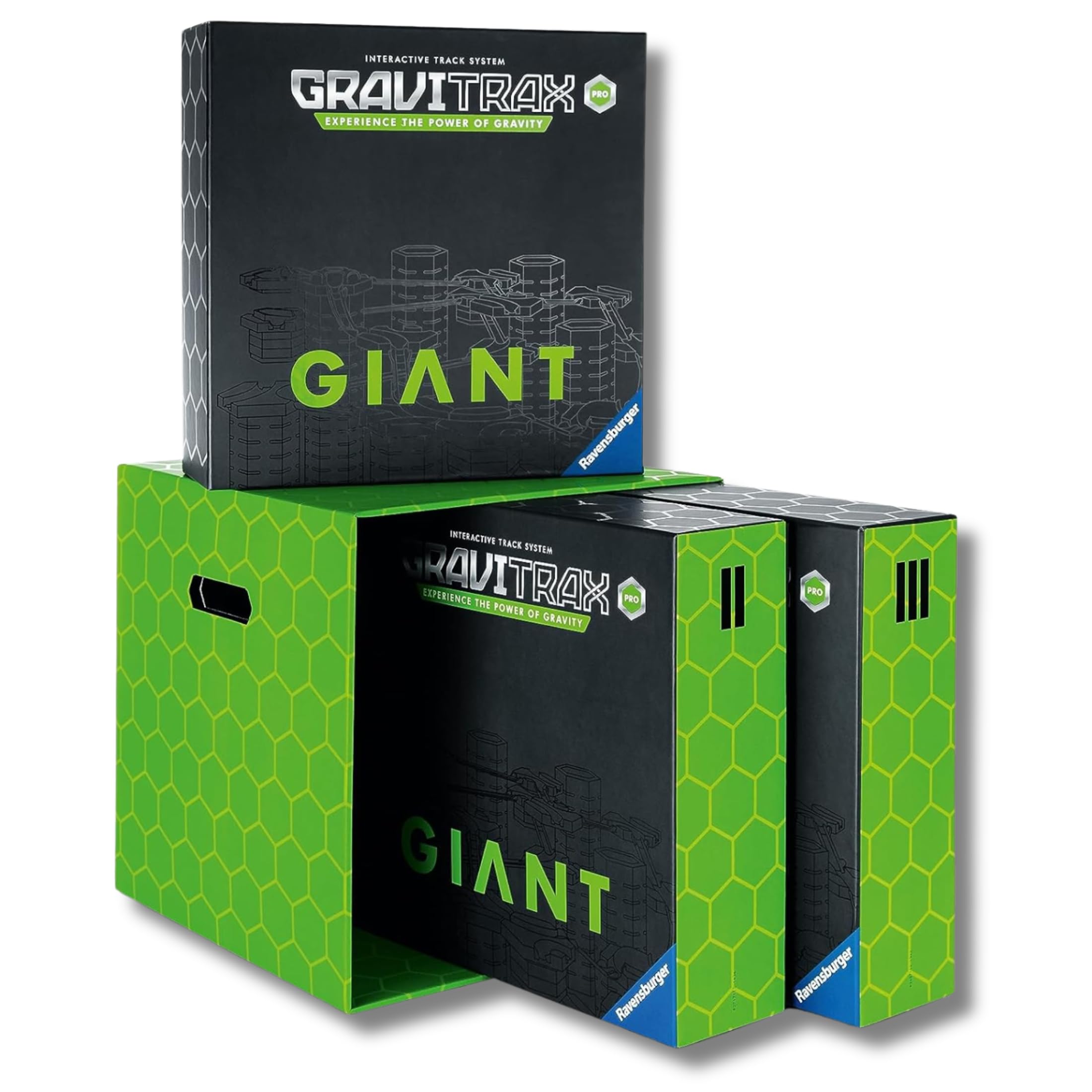 Ravensburger - Gravitrax Pro Giant Starter Set | Pista Biglie Con 409 Pezzi | Rompicapo Bambini Con Le Biglie | Giochi Bambino 8 Anni Maschio e Femmine | Giochi Per Bambini Compatibili Con Tutti