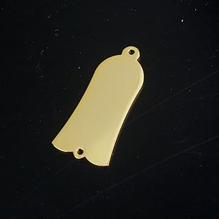 General Bell Style Electric Guitar Truss Rod Cover, 2-Screw All metal,Gold Plated
