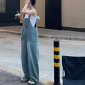 Amazon | [FDGFJ] オーバーオール XS レディース デニム ブルー