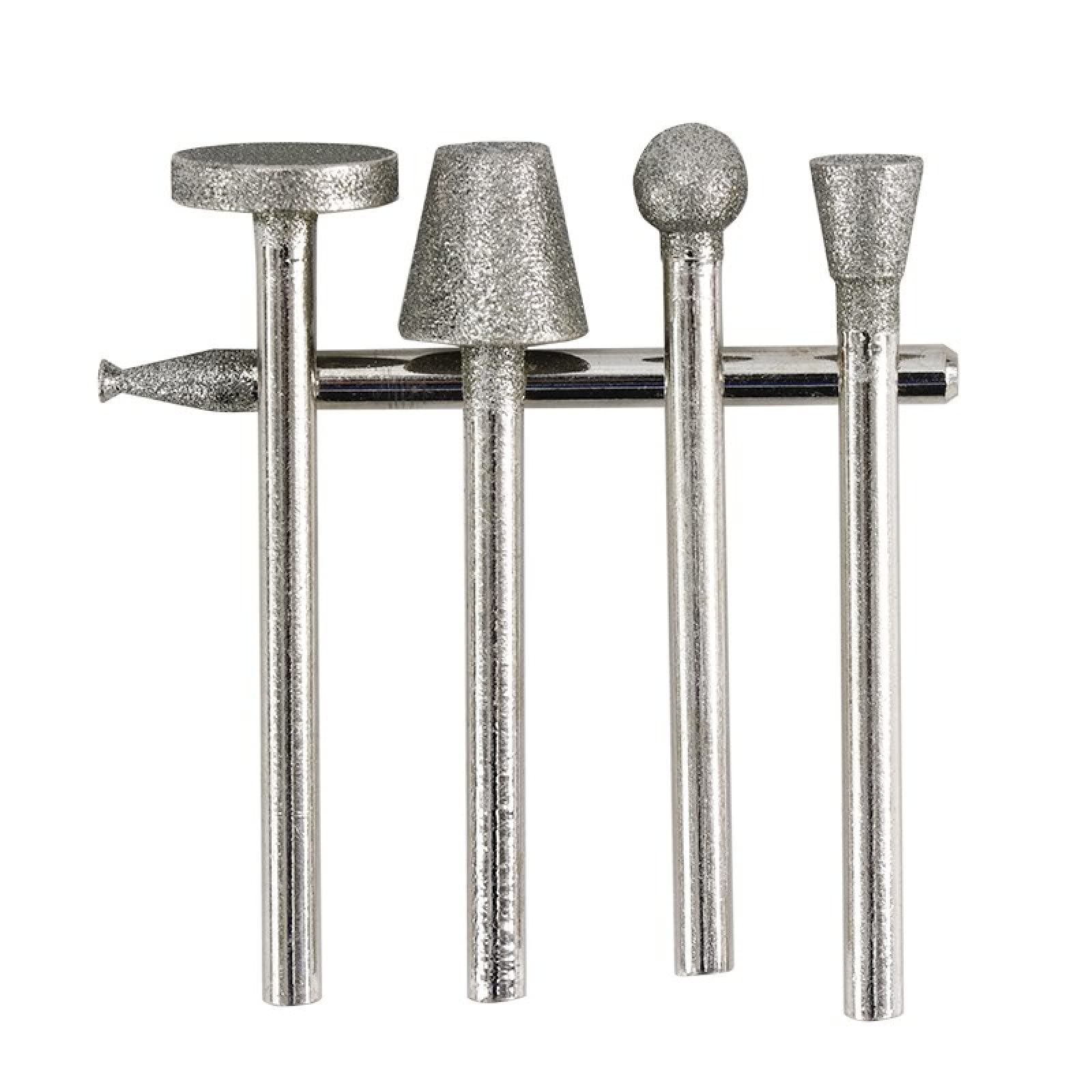50-teiliges Diamant-Schleifkopf-Set 3,0-mm-Schaft-Schleifstifte Für Abrasive Rotationswerkzeuge Schleifkopf-Diamant-Frässtift-Set