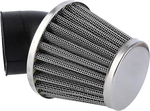 Miniatura 5 de Limpiador de filtro de 1.654 in y 1.65 pulgadas en ángulo de 45 grados, compatible con motocicletas de 125 cc-150 cc, 200 cc, 250 cc, ATV, scooter,
