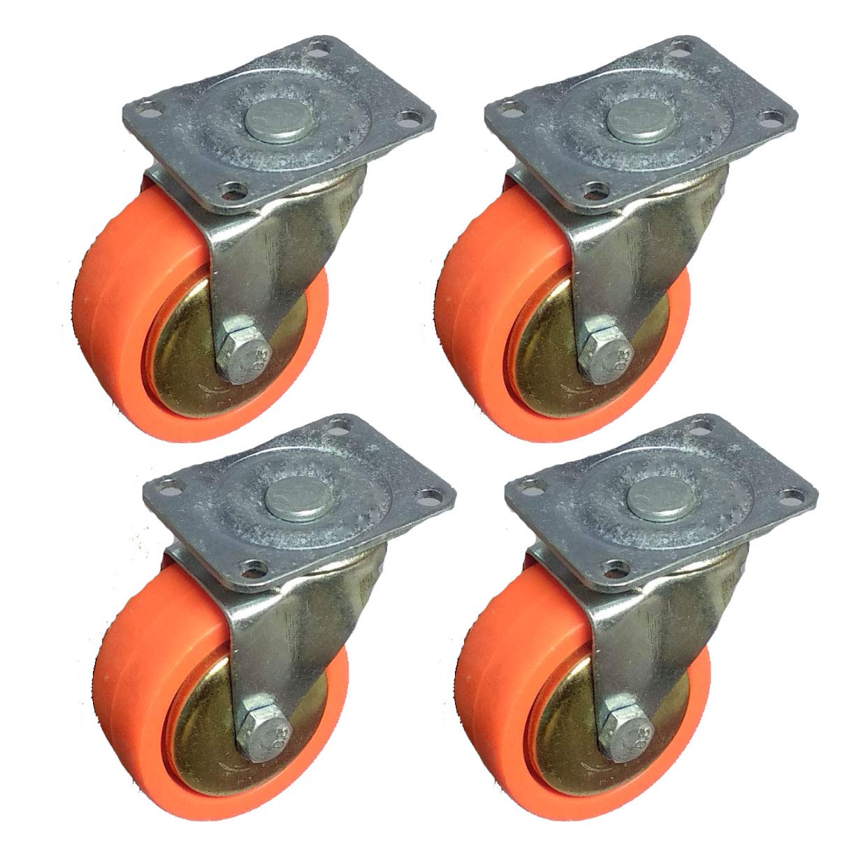 NRT Castor Orange and Black 200kg Load Capacity, 360 Degree Moving Single Wheel for Center Table (Height: 3"/74 mm) (B08T7CNXBV) Amazon Price History, Amazon Price Tracker