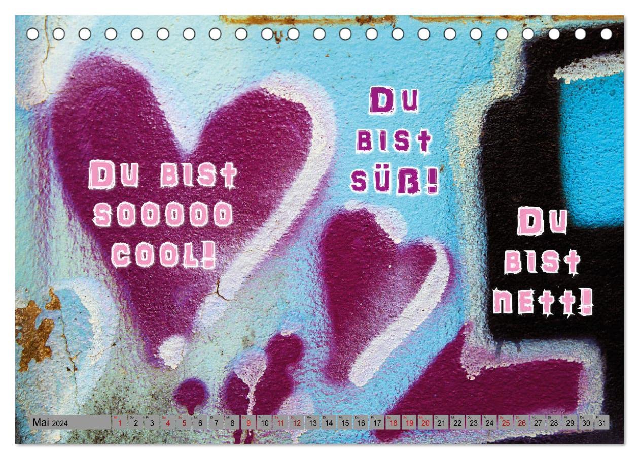 Für meinen Lieblingsmenschen (Tischkalender 2024 DIN A5 quer), CALVENDO Monatskalender: Das perfekte und besondere Geschenk für Deine Liebste oder Deinen Liebsten! (CALVENDO Menschen)
