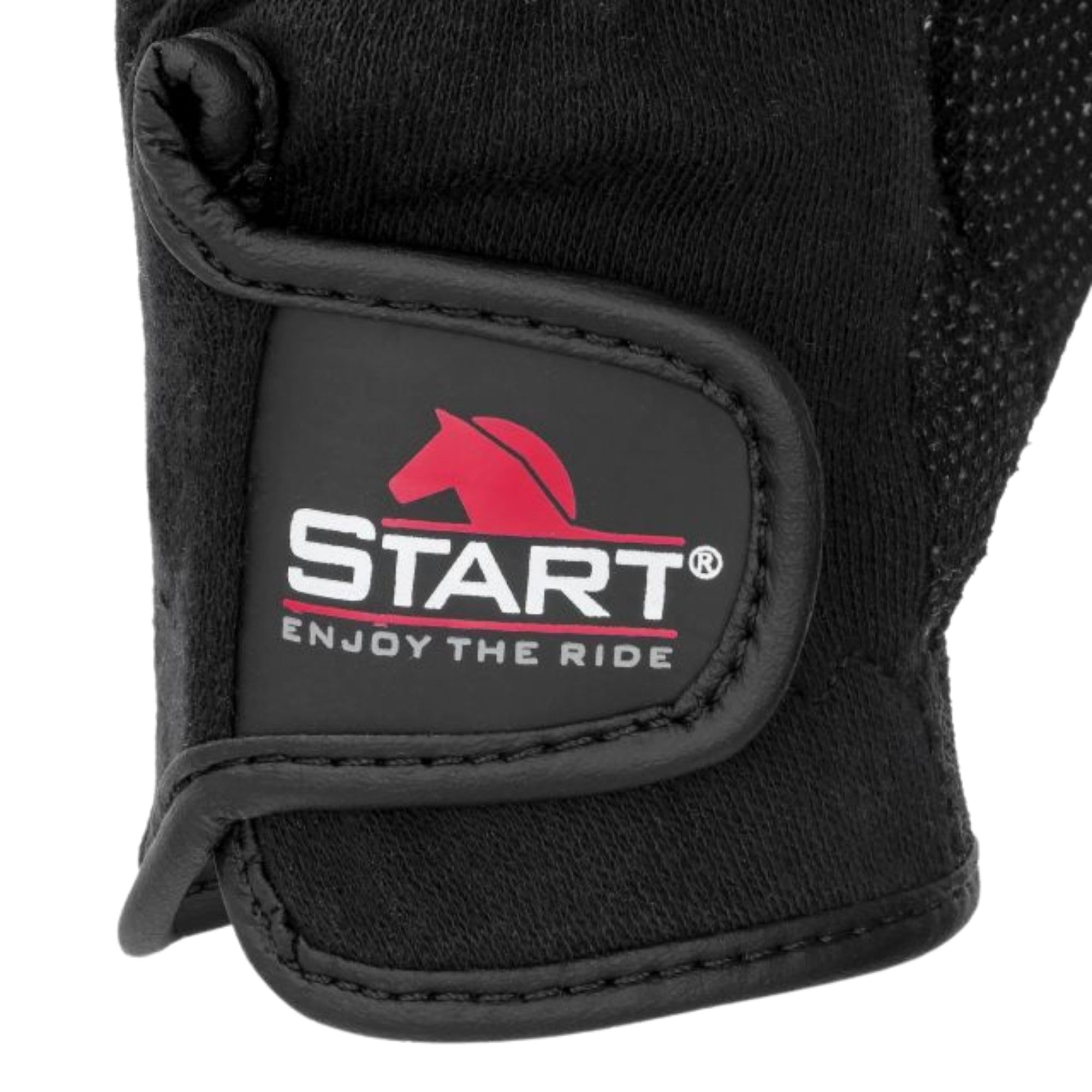 Gants d'équitation Start Sumba Unisexes – Été, Respirants, antidérapants, compatibles écran Tactile, Sports équestres Noir