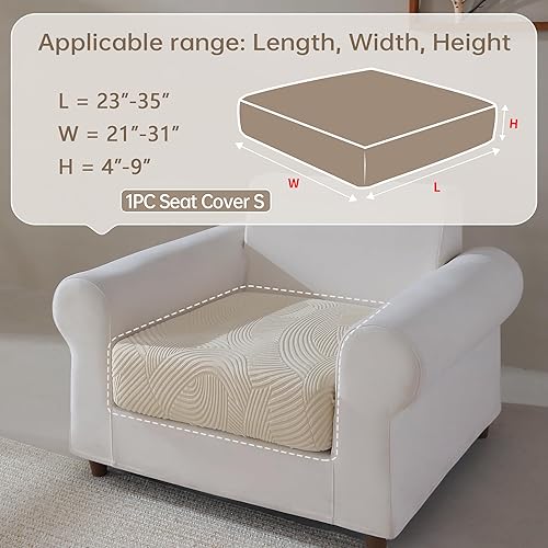 Miniatura 2 de Fundas de cojín para sofá seccional y en forma de L, fundas elásticas y suaves para sofá, lavables y resistentes al desgaste, protector de muebles