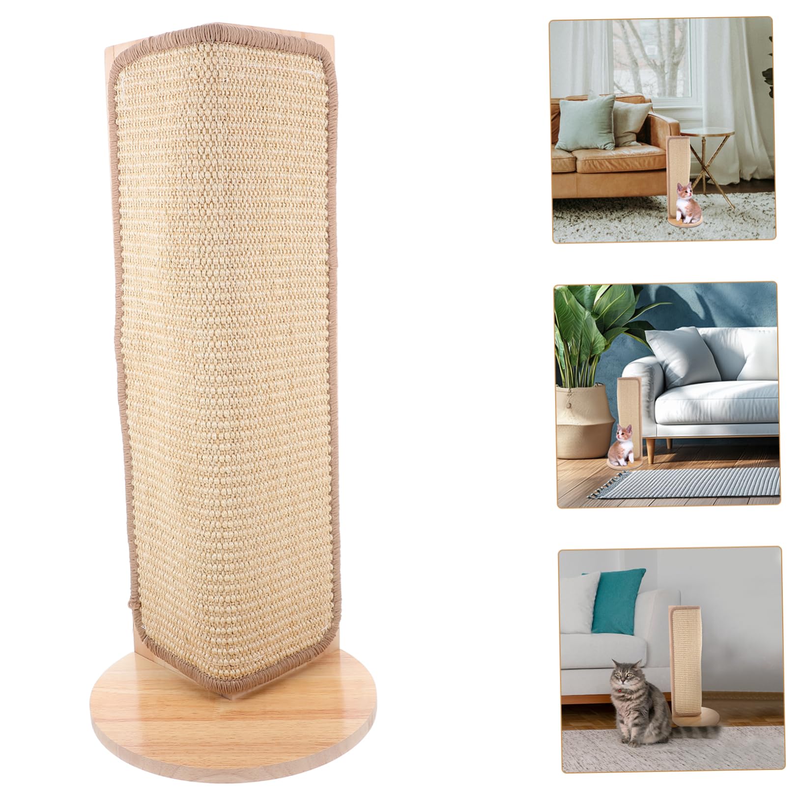 Alfombrilla Protectora para Gatos con Sisal Natural Rascador De Esquina Autoadhesivo para Muebles Fácil Instalación y Limpieza Protección para Paredes y Sofá para Gatos y Gatitos