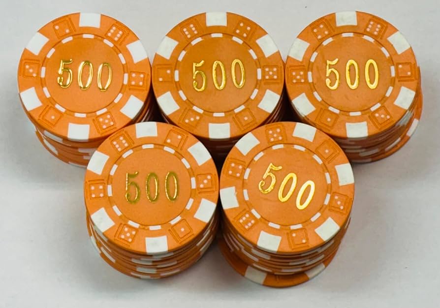 Amazon | カジノチップ 数字入り 【ばら売り50枚単位】 ポーカーチップ