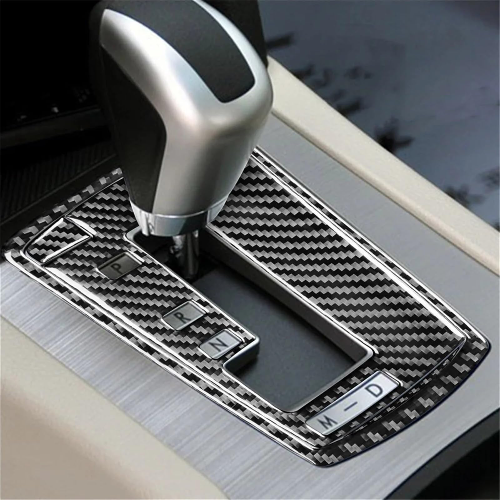 Folia na panel‌ Okleina skrzynia biegów‌ Włókno węglowe pasuje do Subaru Legacy Outback 2010-2014 Konsola środkowa Panel zmiany biegów Osłona naklejki Akcesoria LHD