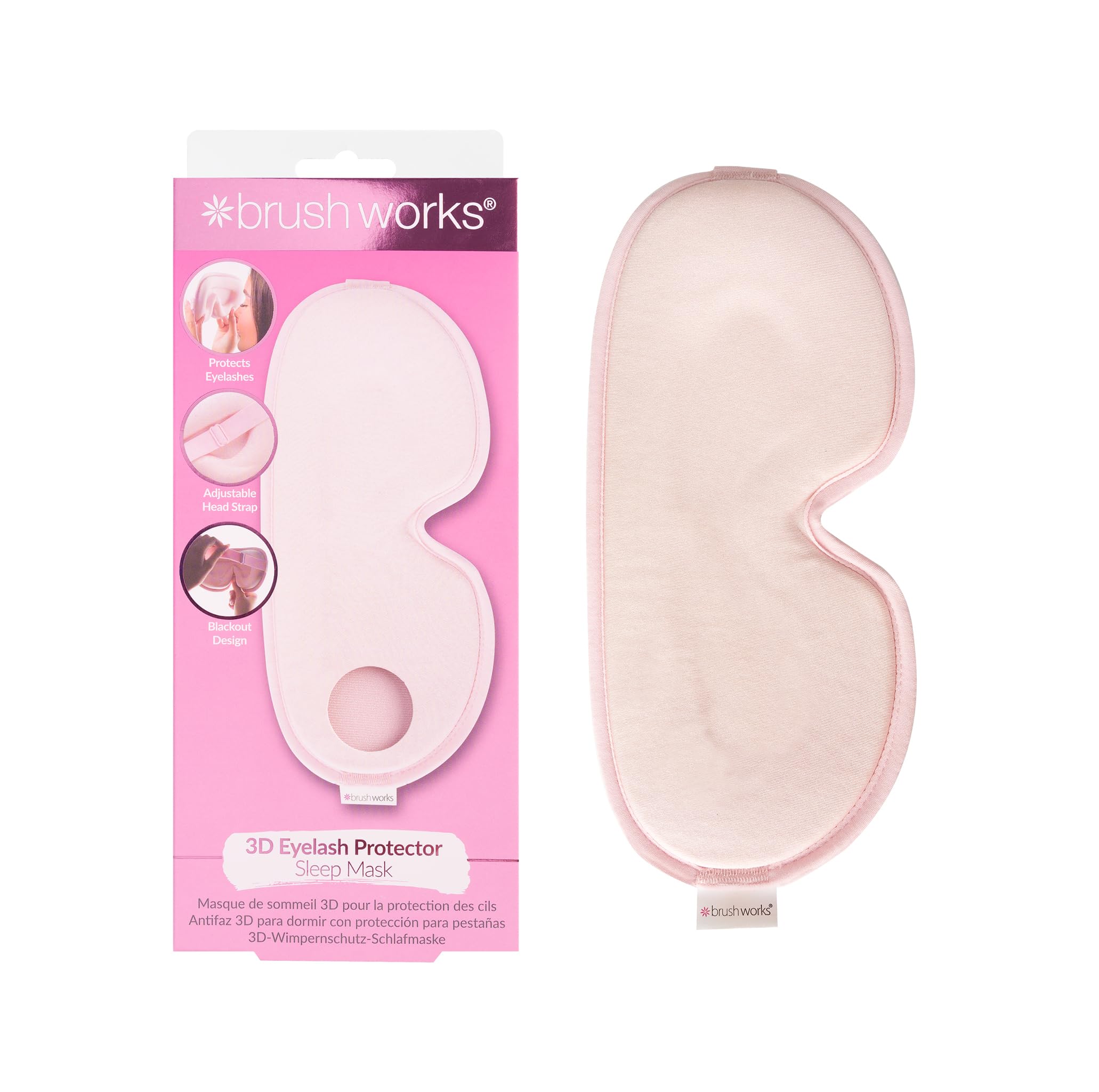 Brushworks 3D Eyelash Protector Sleep Mask