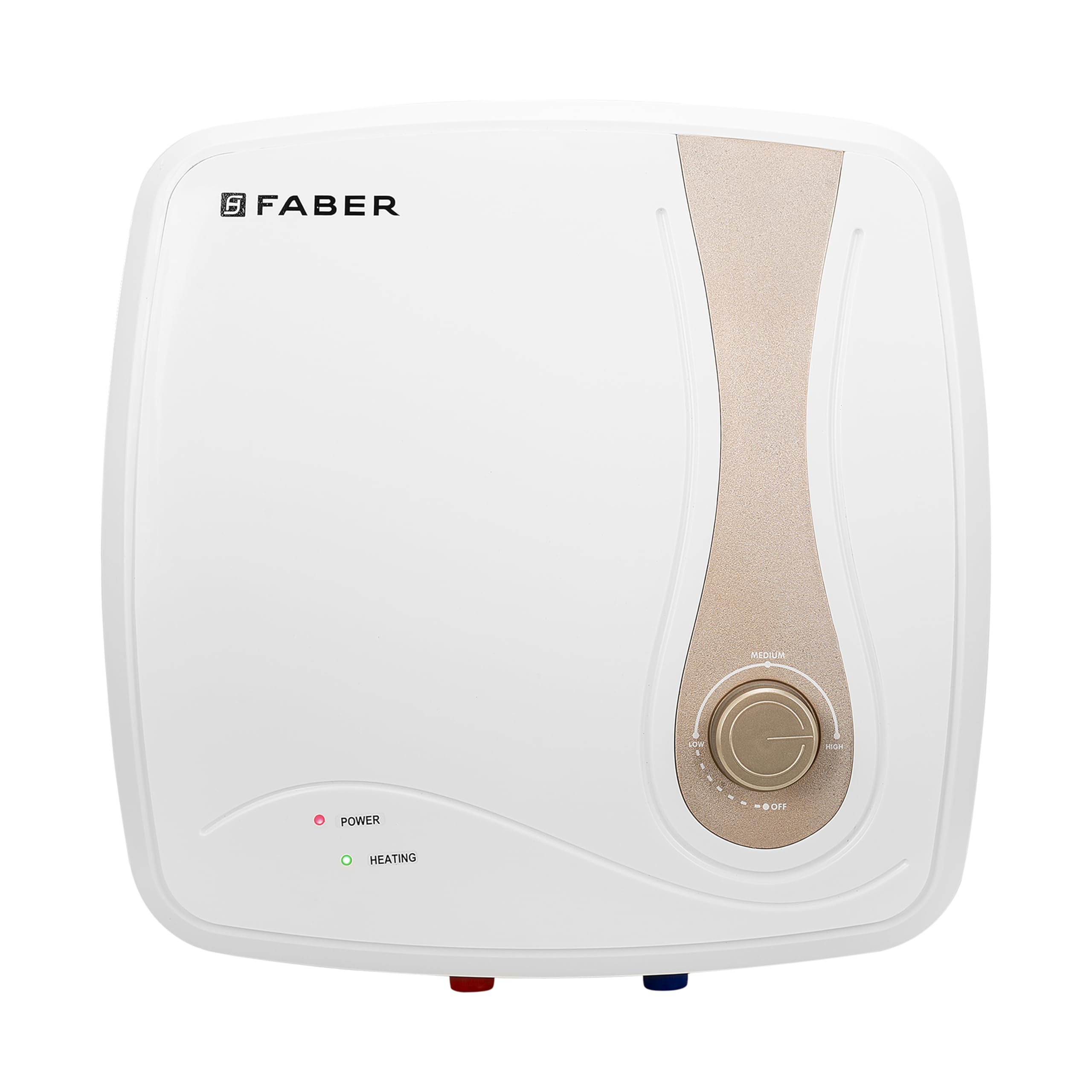 Faber Helios 15L Storage Water Heater | 5★ BEE | Auto Cutout | Warranty:5Y Tank,2Y Element & Product|8 Bar| Glassline Coating | Anti-Leak | PP Body | 2000W (15L)