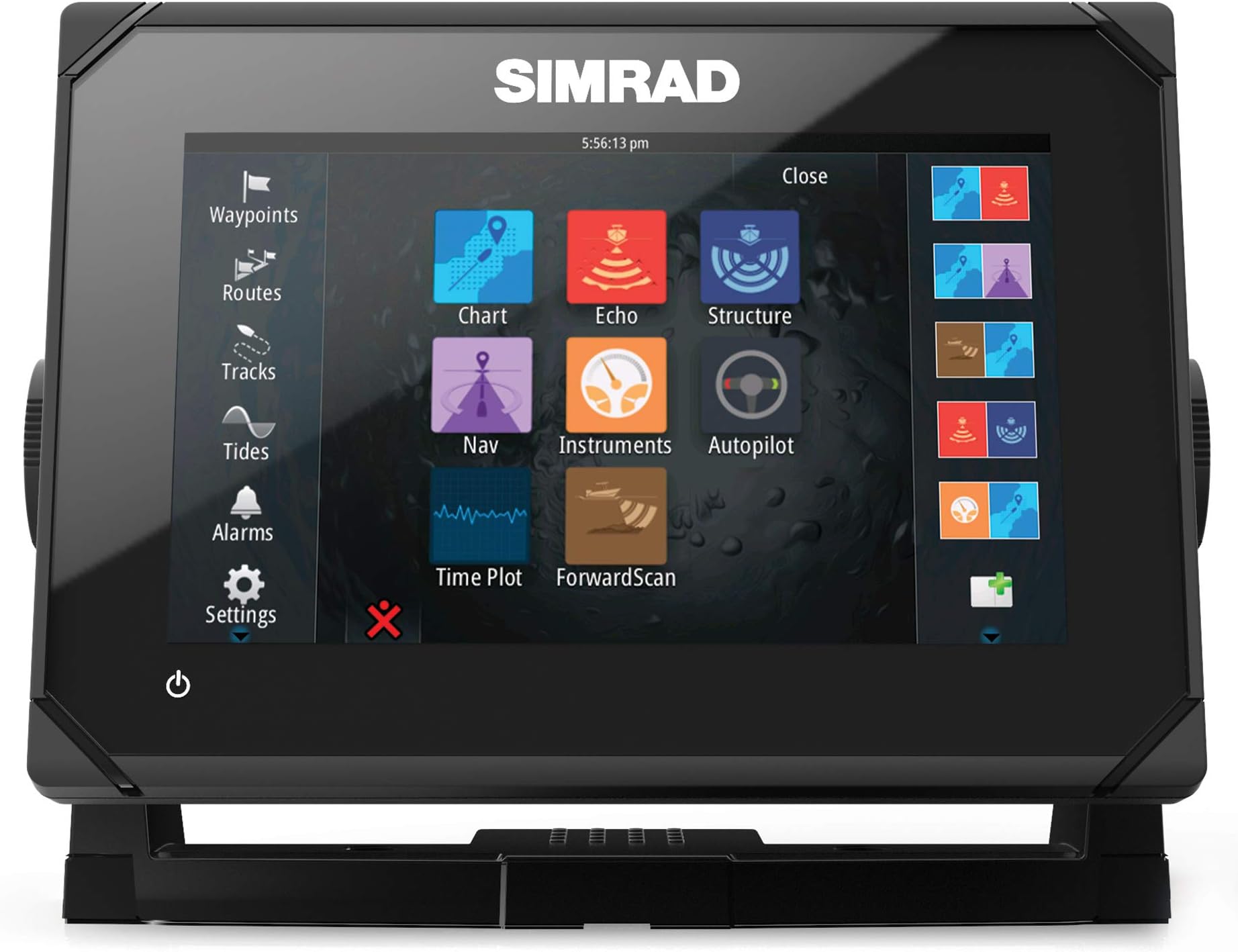 Simrad GO7 XSE Chartplotter/Fishfinder w/TotalScan Transom Mount Transducer