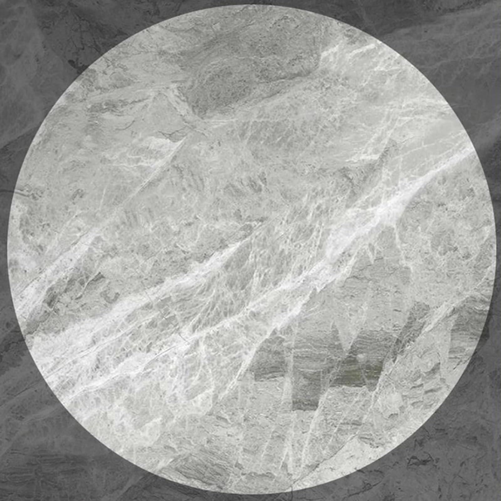 Slate Lazy Susan For Dining Table Marble Lazy Susan For Countertop Turntable Rotating Serving Plate (Patterns May Vary) (Color : D Light, Size : Ø 60cm/24in)
