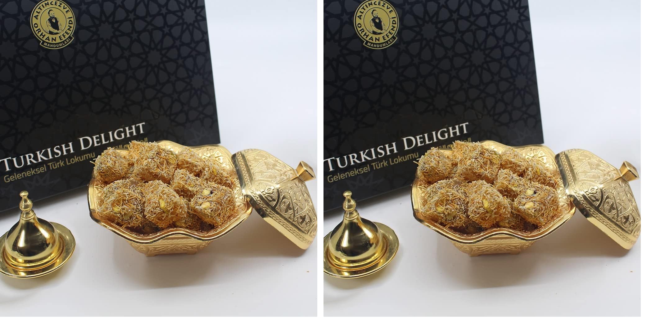 Altıncezve Orhan Efendi Kadayıflı Antep Fıstıklı Lokum 200 Gr 2li paket