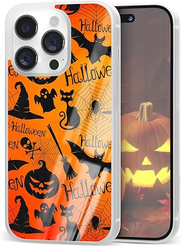 Miniatura 8 de Lindas fundas de diseño de Halloween para iPhone 6 7 8 11 12 13 14 Pro Max Plus Mini X  Samsung Galaxy Z Flip 3 4 S21 S22 S23 A03 A12 A13 A53  Moto