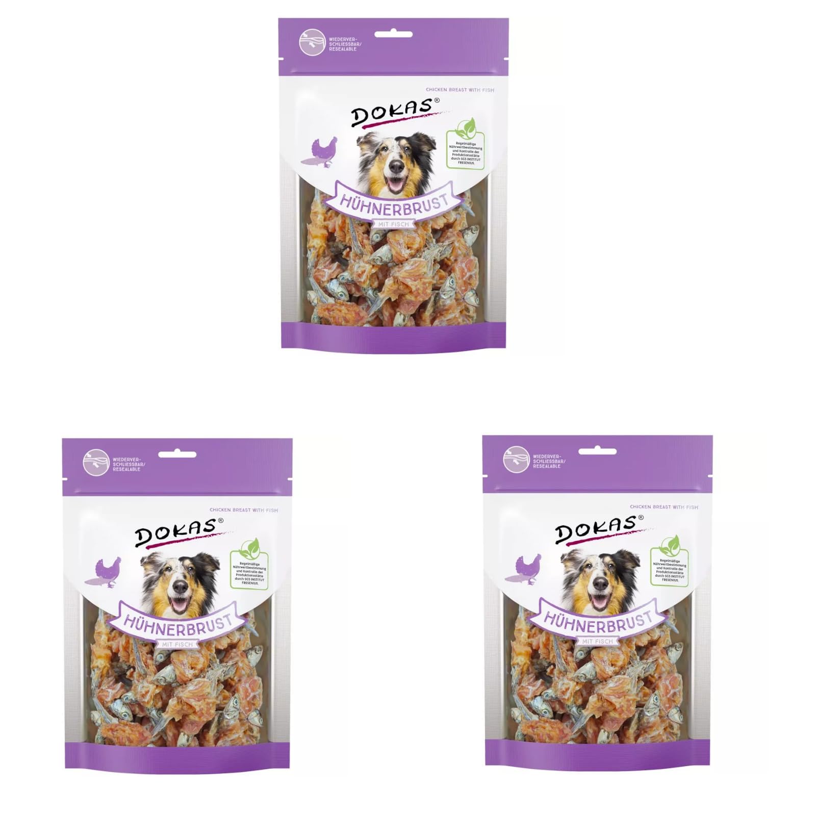 Majestic kausnack Gallinas – En el pecho con pescado 250 g
