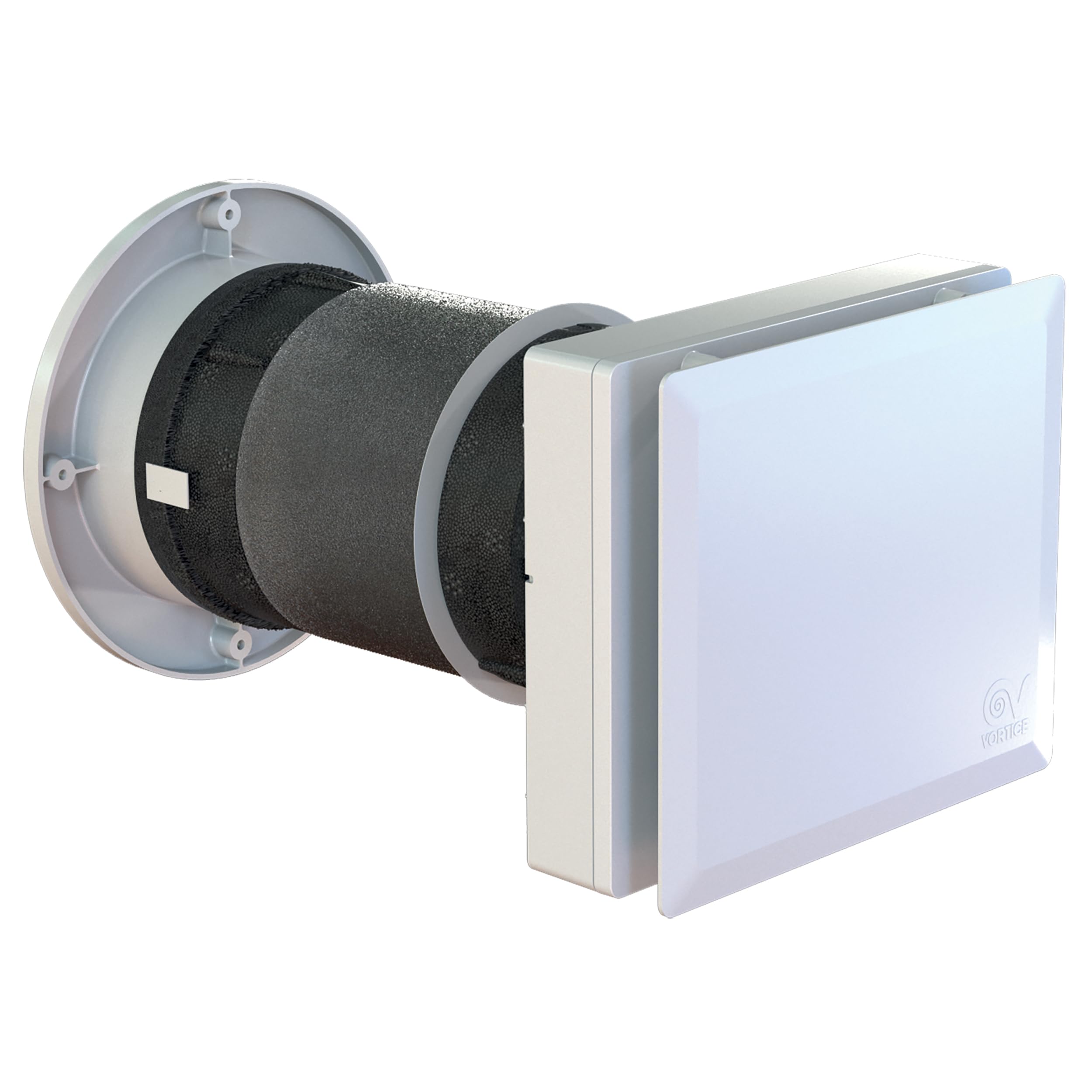 VORTICE HRW40 Mono Evo - Recuperatore di Calore, Ventilazione Meccanica Controllata con Funzione di Estrattore Aria, Scambiatore Aria per Umidità, 5 Velocità, Installazione Residenziale e Commerciale