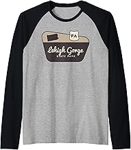 Lehigh Gorge State Park Pennsylvania Welcome Sign Trip Raglan Baseball Tee