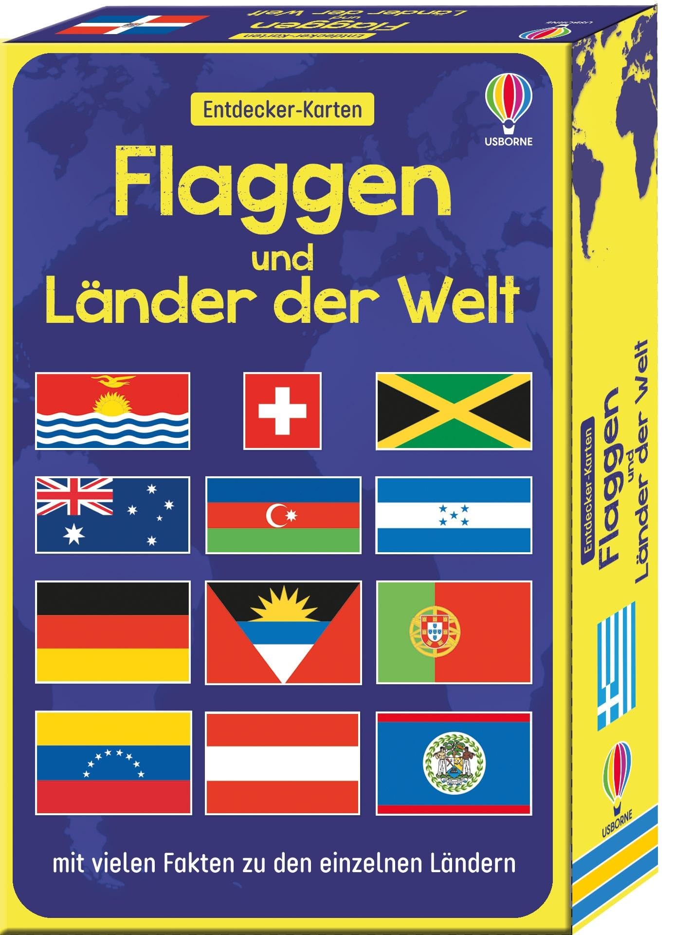 Entdecker-Karten: Flaggen und Länder der Welt: mit vielen Fakten zu den einzelnen Ländern – Karten-Set für Kinder ab 7 Jahren (Entdecker-Karten-Reihe)