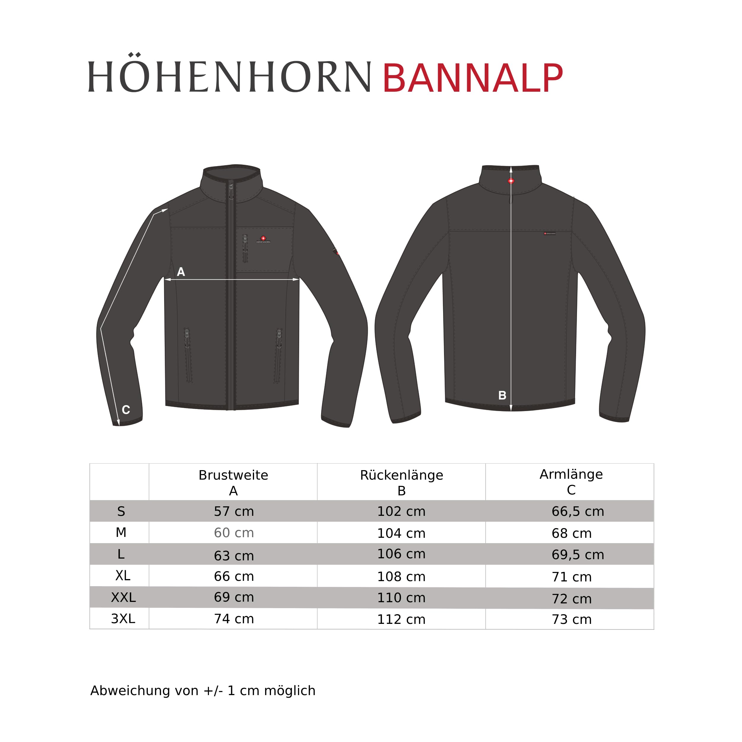 Höhenhorn Bannalp - Abrigo de invierno para hombre, con forro largo, con certificado RDS, plumón y plumas con capucha extraíble