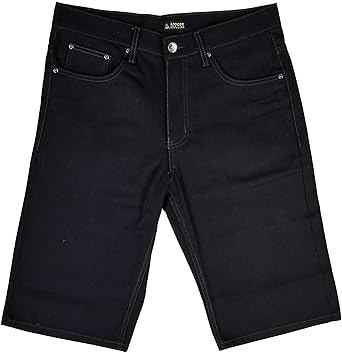 Big and tall black jean shorts Clearance