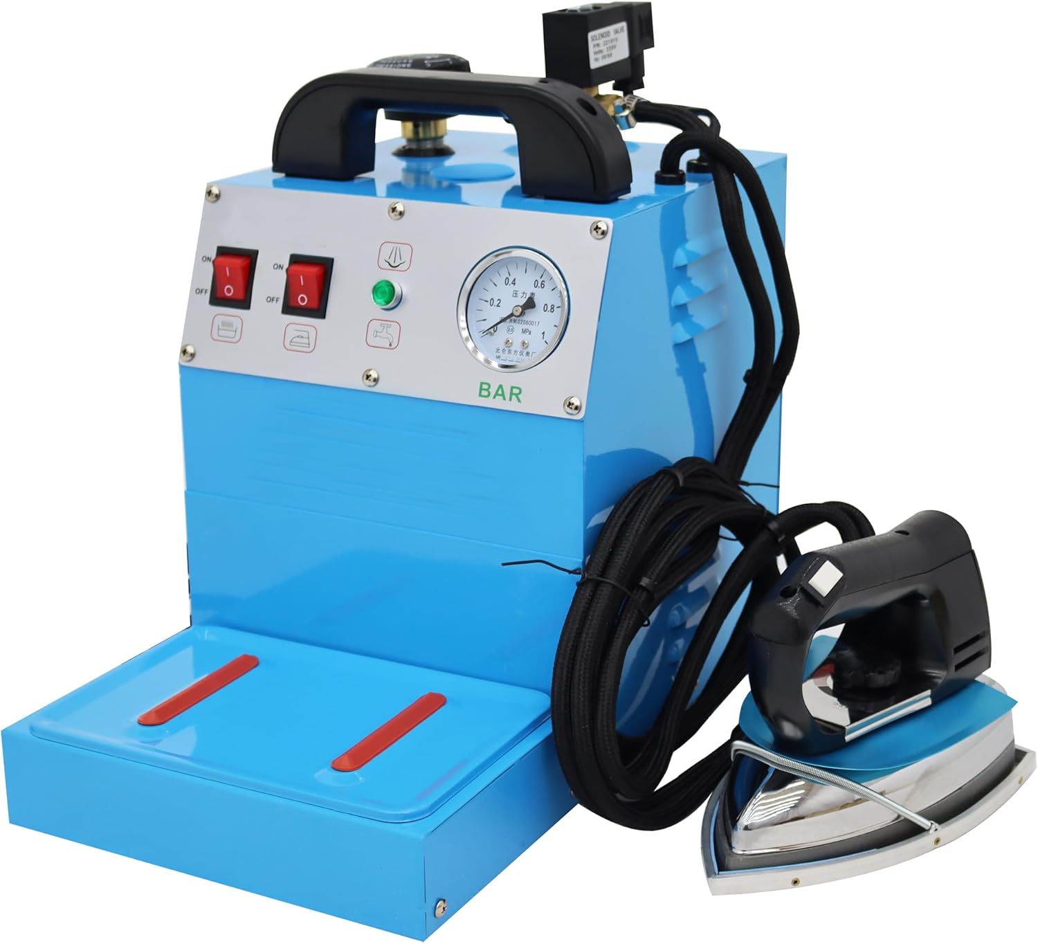 Industrial Steam Iron Electric Curtain Ironing Tool Steam Ironing Machine Professional Iron Boiler with 4L Water Tank