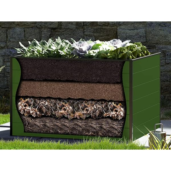 Odlinglåda från GFP, upphöjd låda, aluminium Daniela - 351 x 77 x 77 cm, stabil och vädertålig med starka hålprofiler - trä- look - Made in Austria