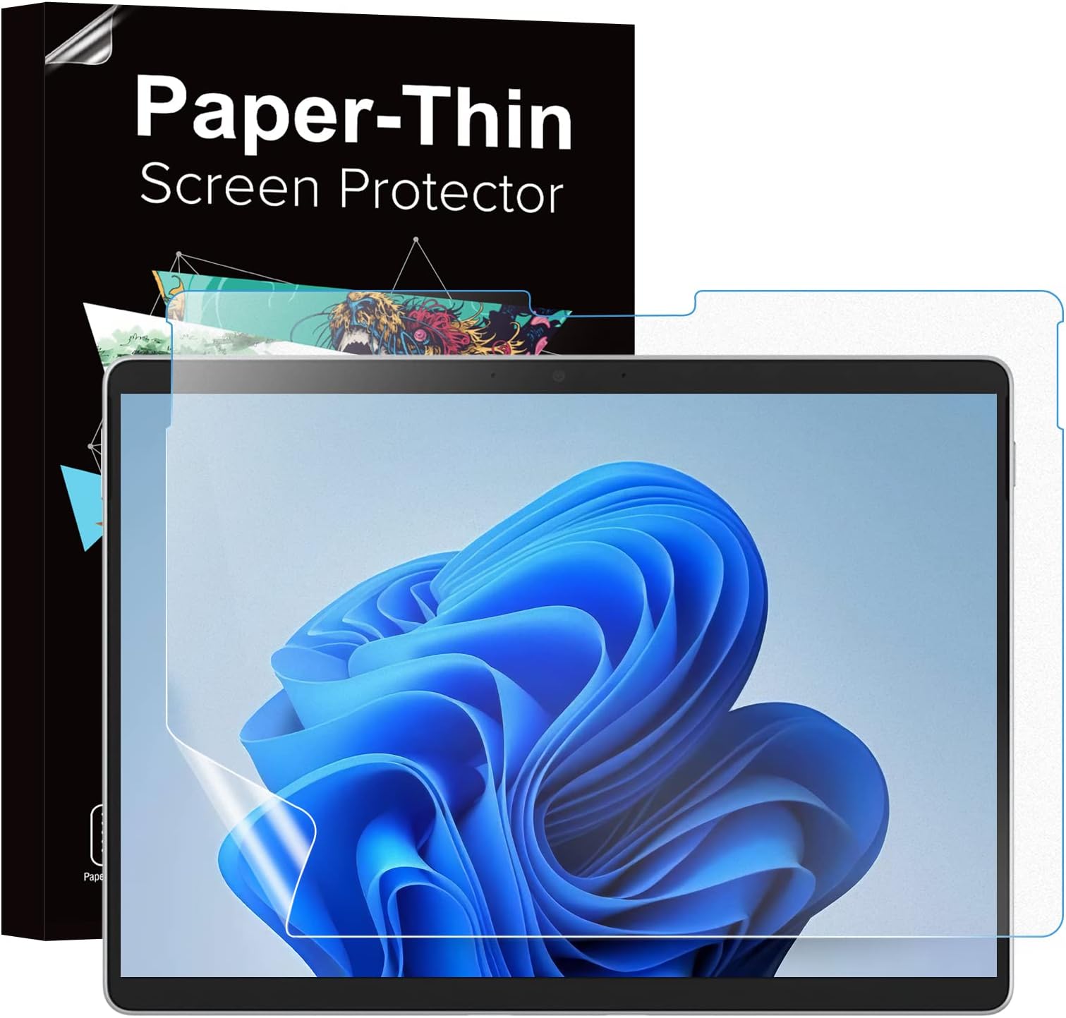 Dadanism Like Paper Screen Protector Compatible with Microsoft Surface Pro 8/Surface Pro X 13 Inch, PET Film Writing HD Clear Scratch Resistant Screen Protection for Surface Pro 8/Surface Pro X, Matte