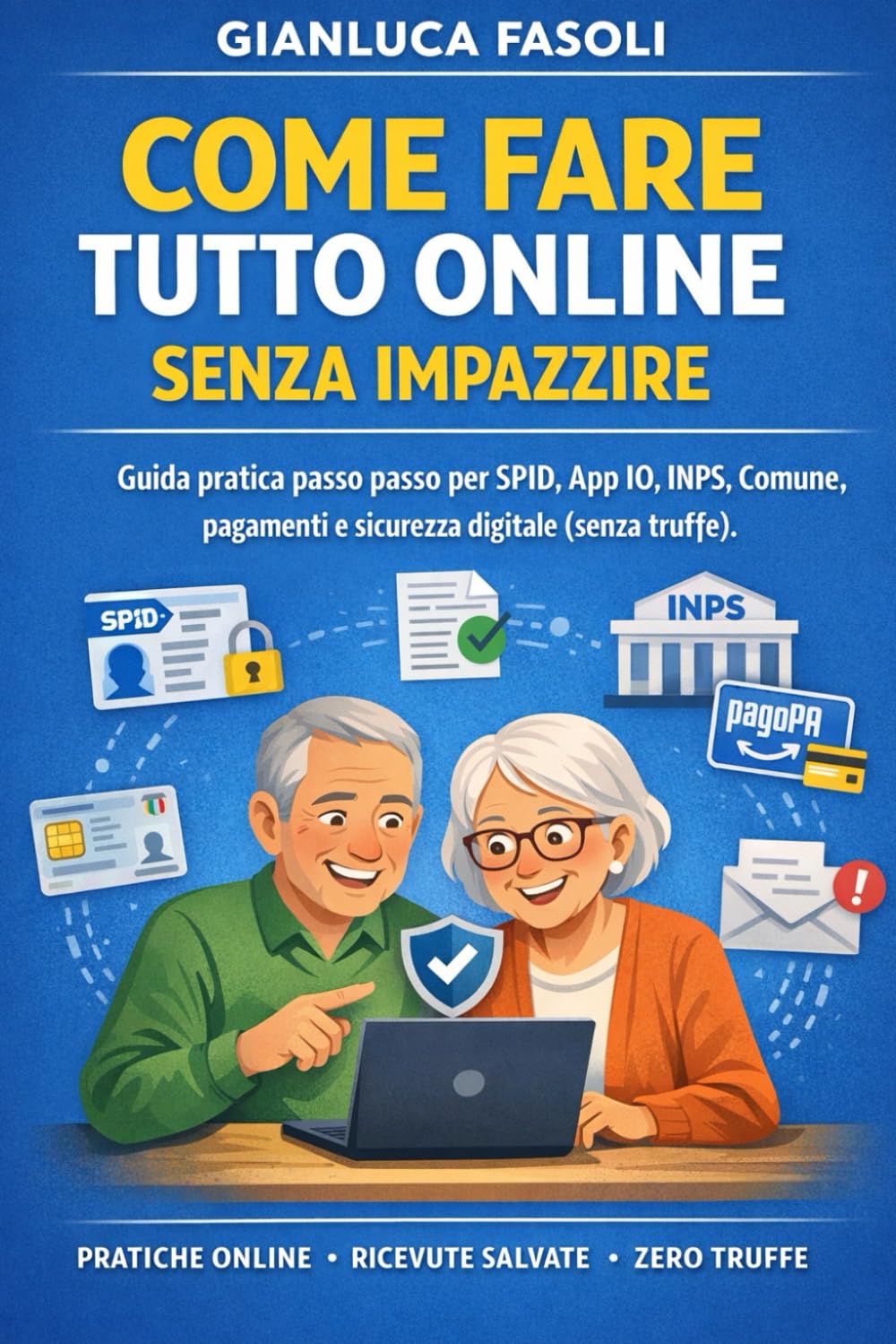COME FARE TUTTO ONLINE SENZA IMPAZZIRE: Guida pratica passo passo per SPID, App IO, INPS, Comune, pagamenti e sicurezza digitale (senza truffe) (GianluBrand - Resta Informato !)