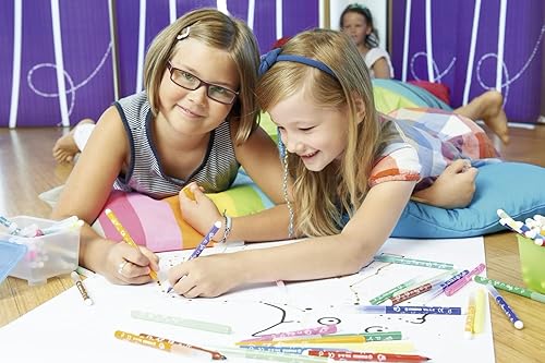 Miniatura 5 de STABILO Bolígrafo de punta de fibra con zona de agarre triangular, trío A-Z, paquete de 30, varios colores, incluyendo 5 colores neón