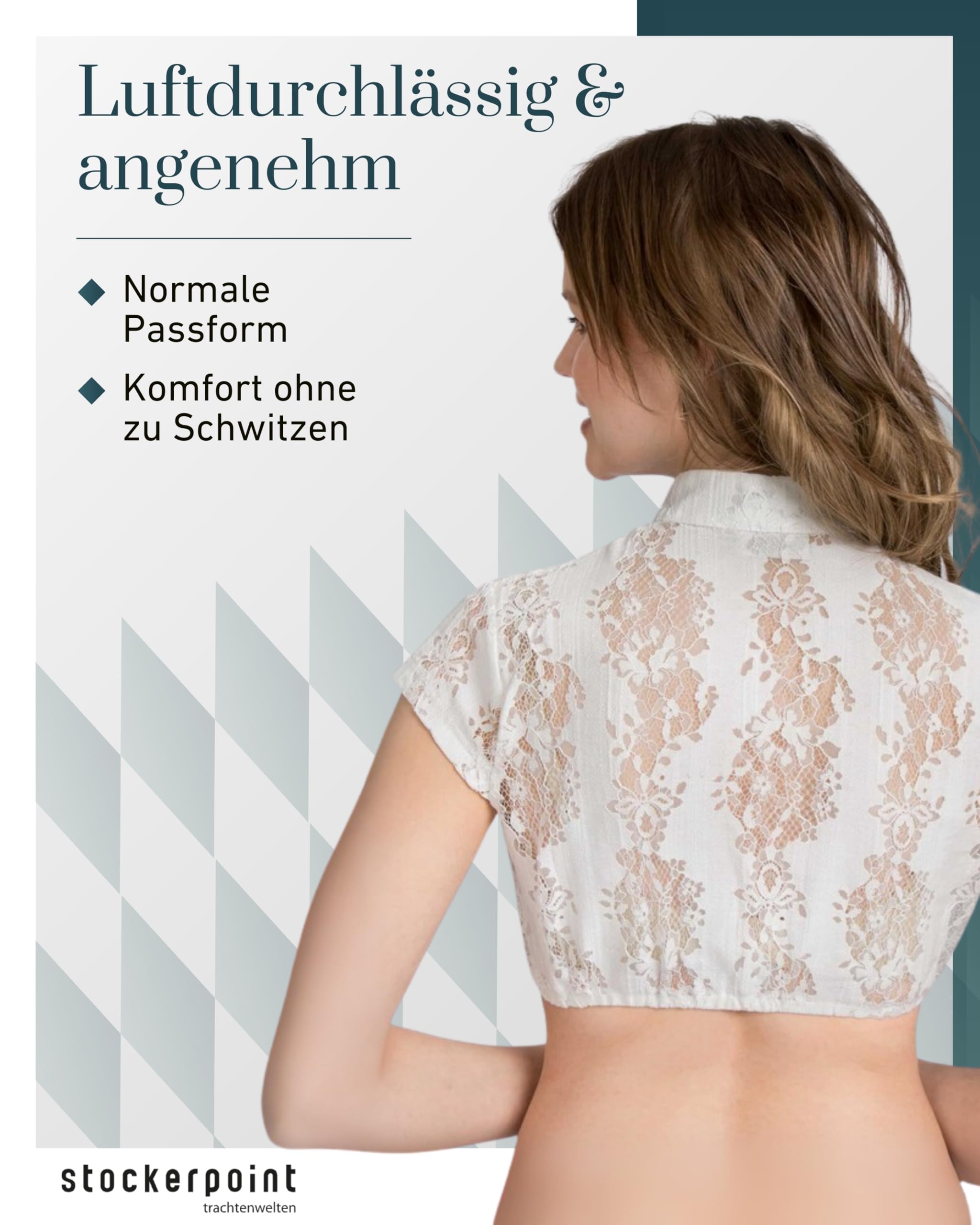 Stockerpoint Dirndlbluse Carole I Größe 32-48