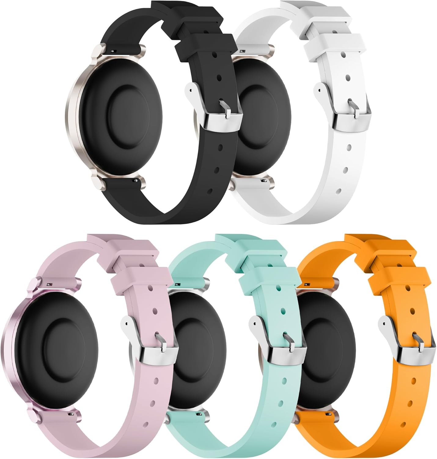 Compatible for Garmin Lily 2 Watch Band, 14mm Silicone Sport Women Replacement Strap Compatible for Garmin Lily2 Bands