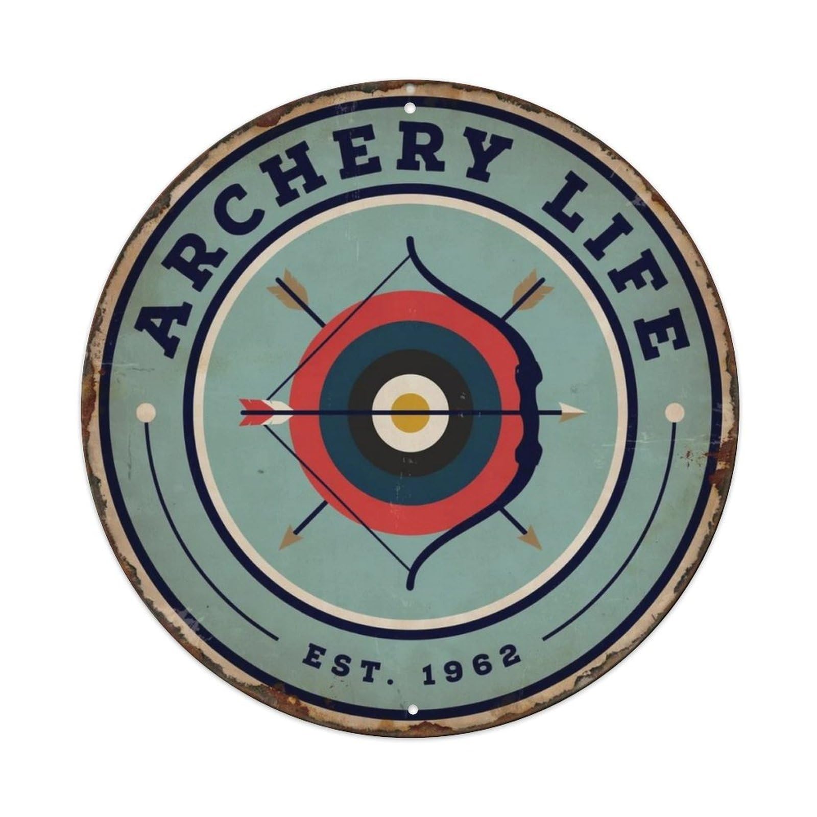 Archery Life Metal Tin Sign Plaque