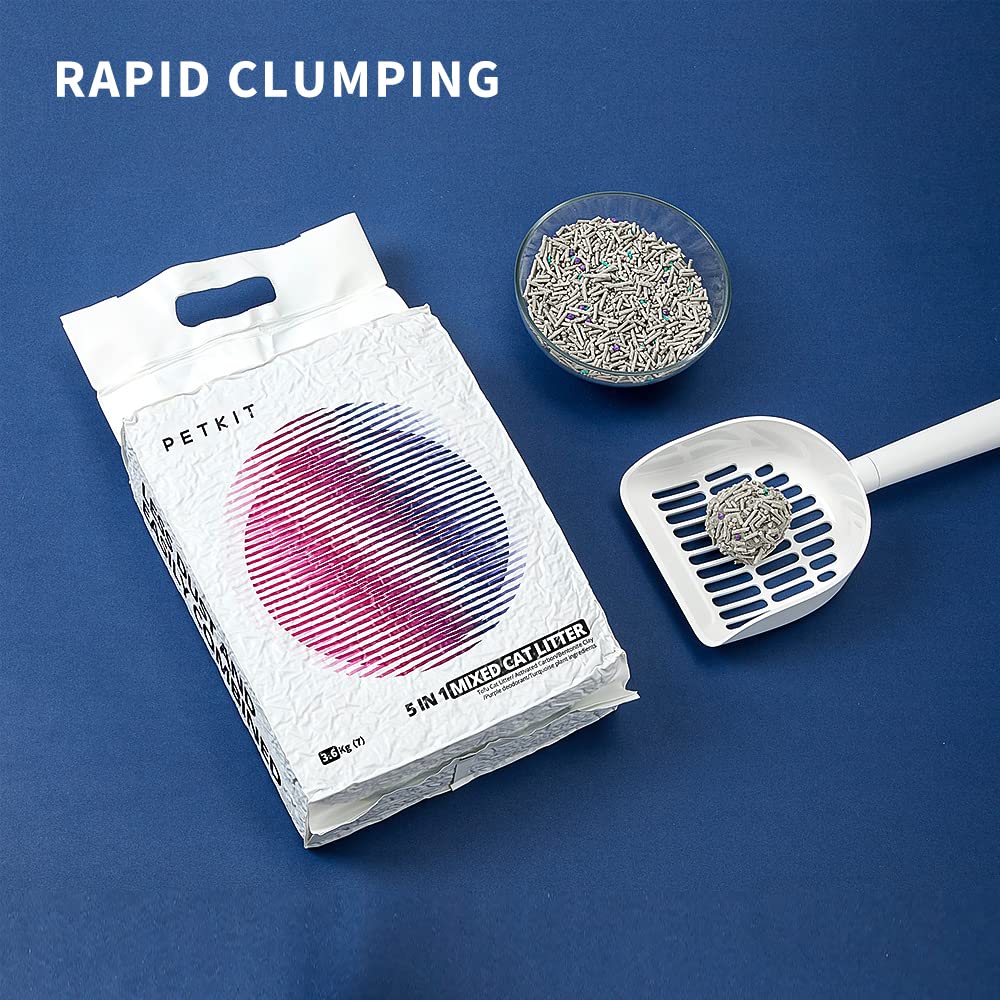 Mixed 5 In 1 Cat Litter,Strong Clumping Cat Litters,Odor