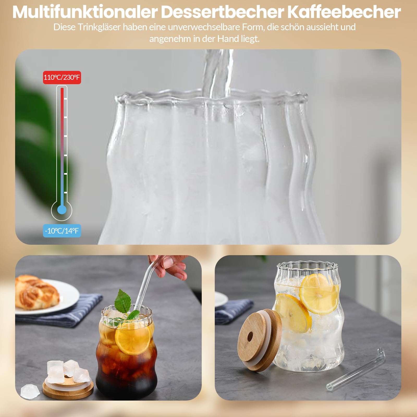 Miglior prezzo-bicchieri da cocktail in vetro-tazza moderna in vetro/cristallo c