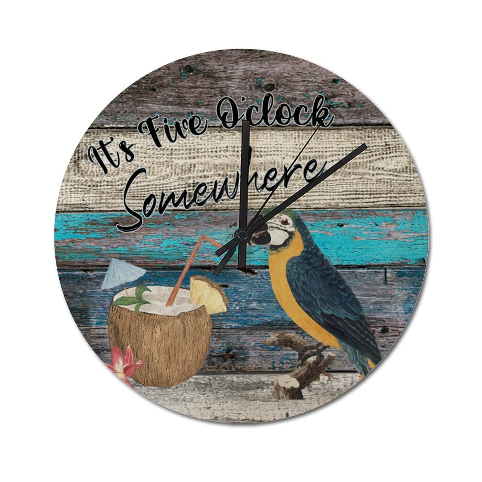 Horloge murale vintage pour salon et cuisine ambiance bistrot chic