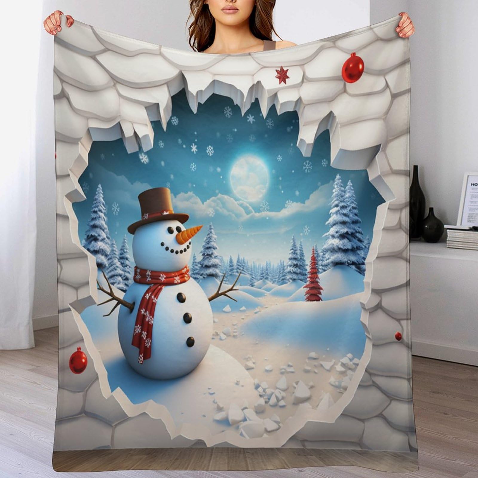 Manta de felpa invierno contra el frío en sofá y cama 180 x 200 cm