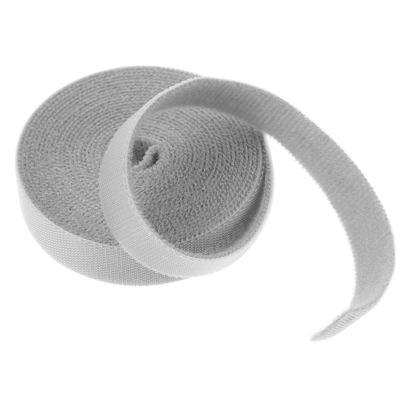 2m Reusable Cord Organizer with Fastening Straps Durable Cable Tie for Home Office Electronics Gray Color for Managing