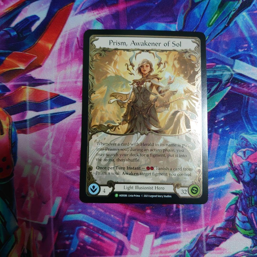 その他 Flesh and Blood Prism Awakener of Sol CF Prism, Awakener of Sol - Alter Token - Flesh and Blood TCG