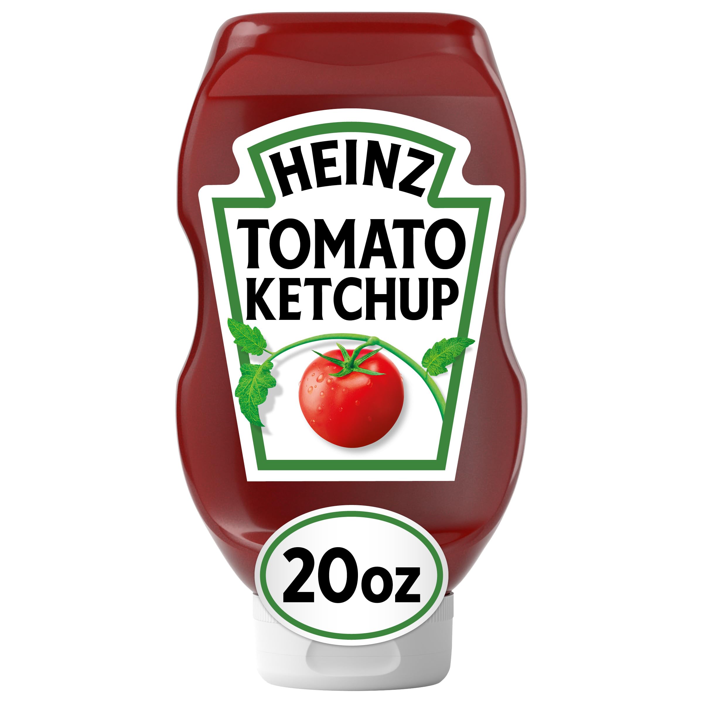 Heinz Tomato Ketchup, 20 oz Bottle | America’s Favorite Ketchup®, No Artificial Sweetener…