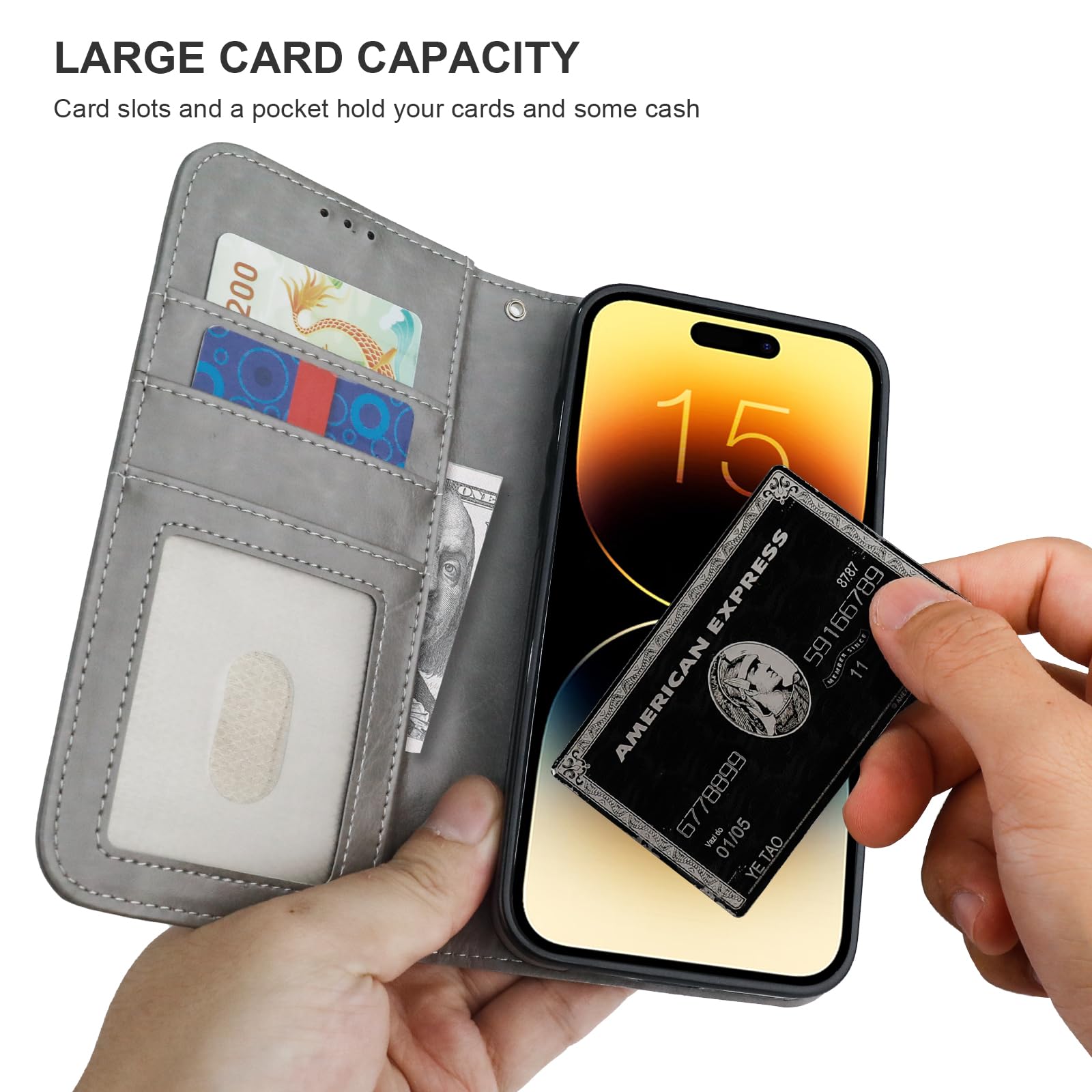 【Bocasal】iPhone13 Pro MAX ケースウォレットストラップ Amazon.com: Bocasal Detachable Wallet Case for iPhone 15 Pro