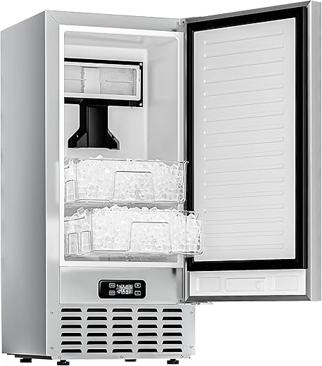 EUHOMY Commercial Under Counter Nugget Ice Maker Machine,&hellip;