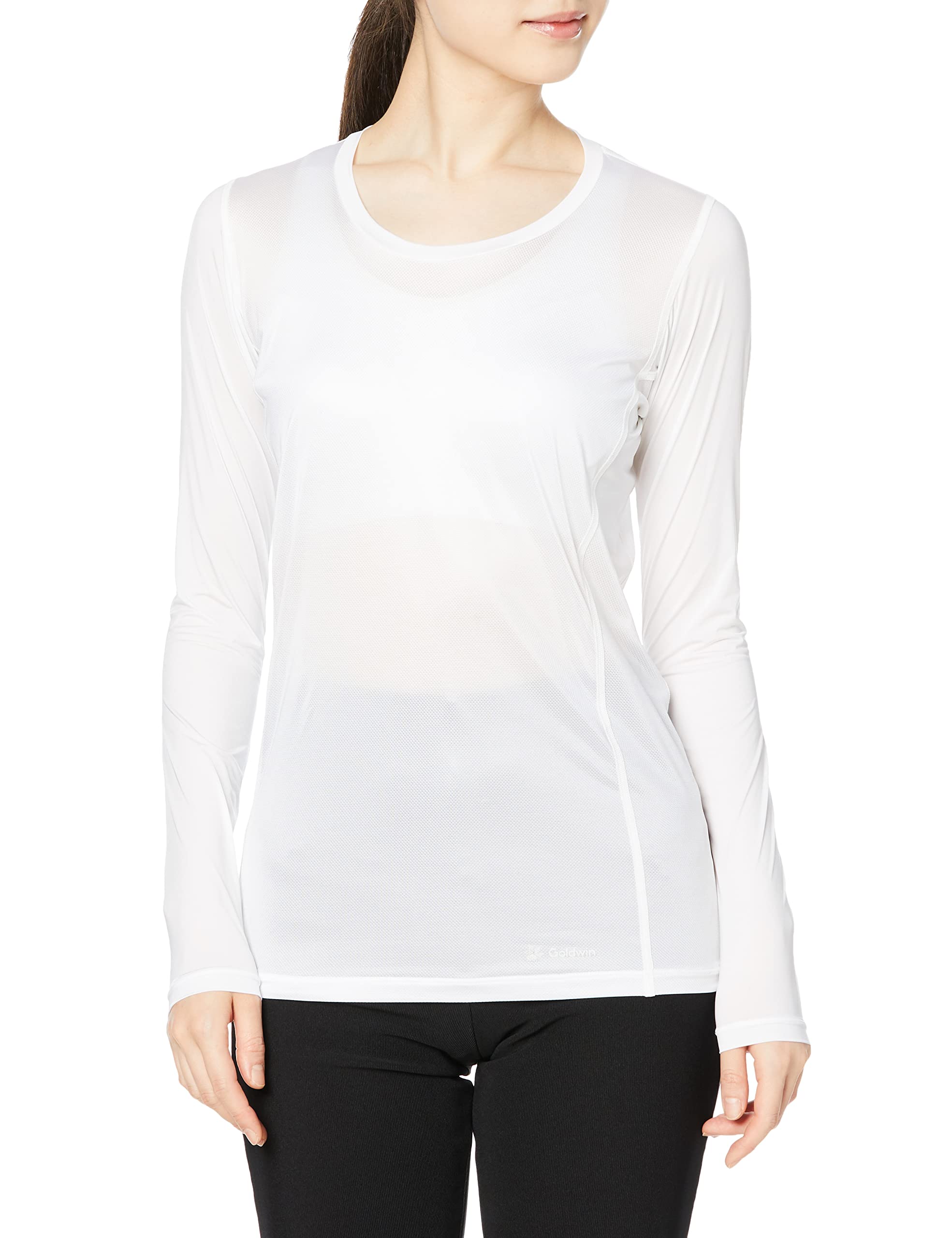 Amazon | [ゴールドウイン] Cooling Round Neck Long Sleeves