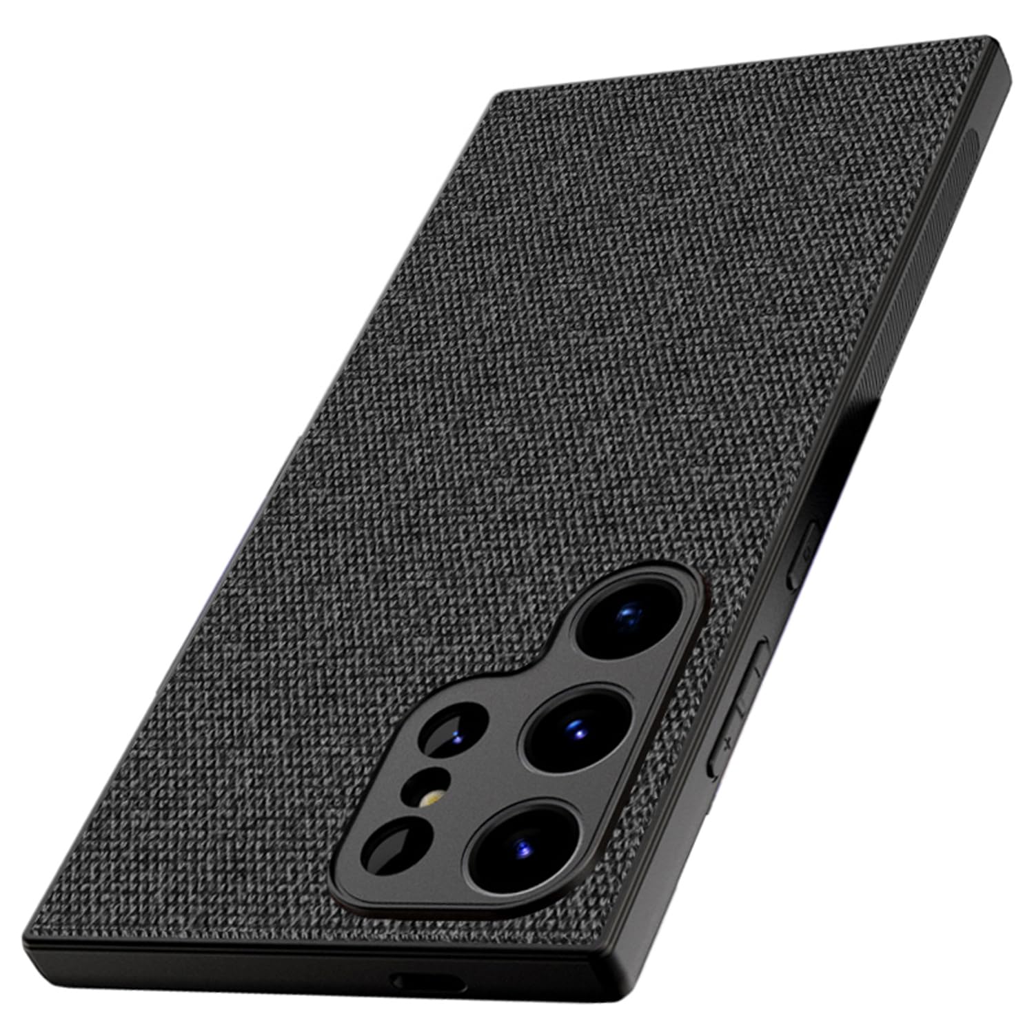 Kapa Soft Full Fabric Protective Back Case Cover for Samsung Galaxy S24 Ultra | Shockproof Slim Hard Anti Slip Back Case (Black) (B0CSF9XT7L) Amazon Price History, Amazon Price Tracker