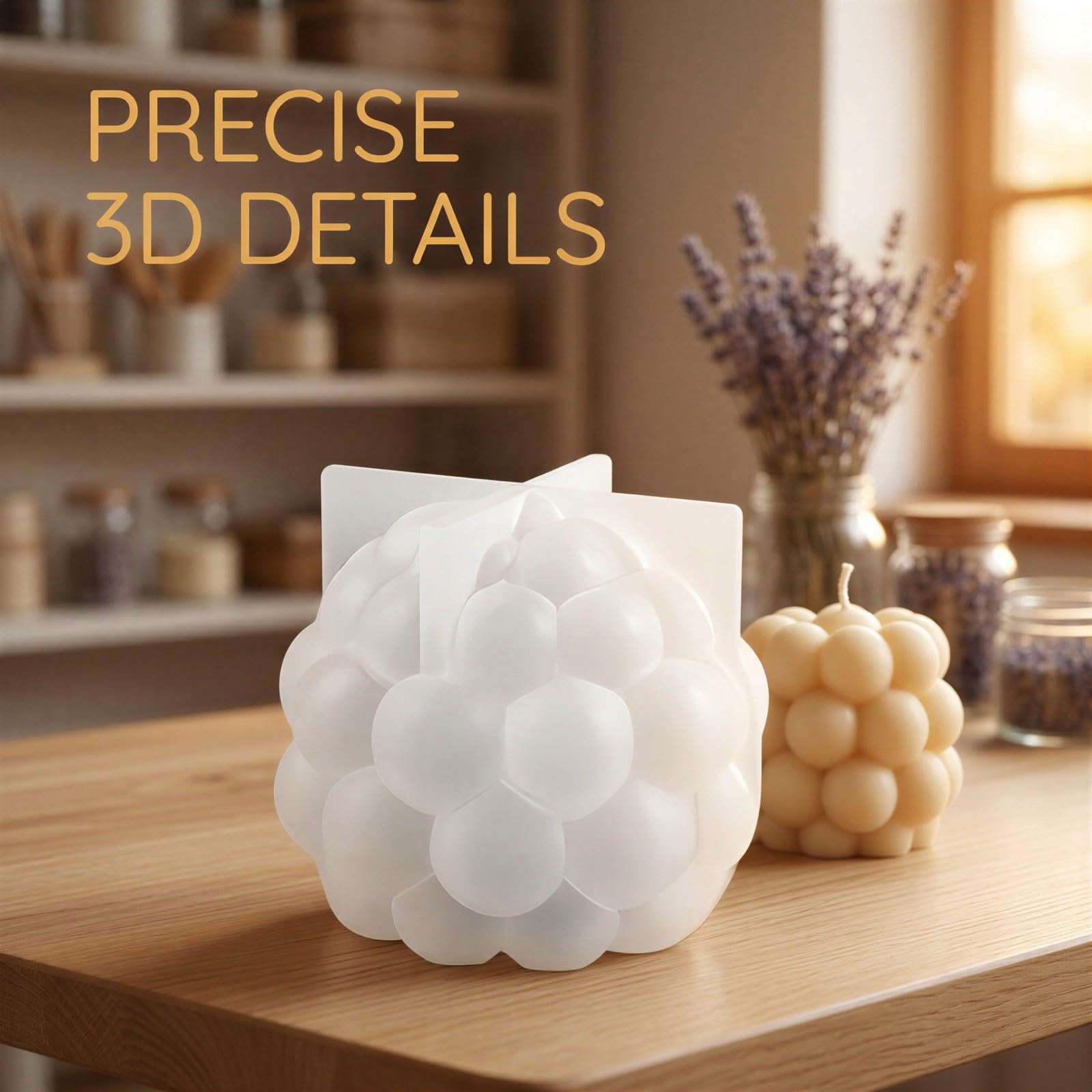 Zestaw modeli świec geometrycznych, silikonowe modele do produkcji świec, teksturowane 3D, unikalne modele do świec zapachowych DIY, odlewanie żywicy, abstrakcyjna dekoracja stołu do domu, 10 szt