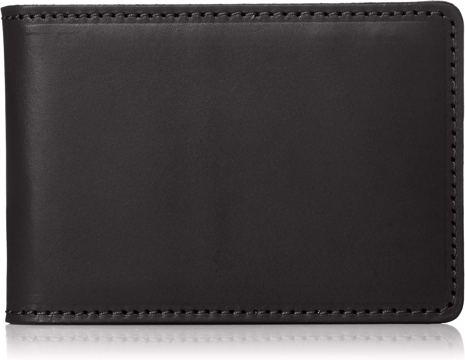 Men's Pass case Made from Italy Leather, Black, One Size