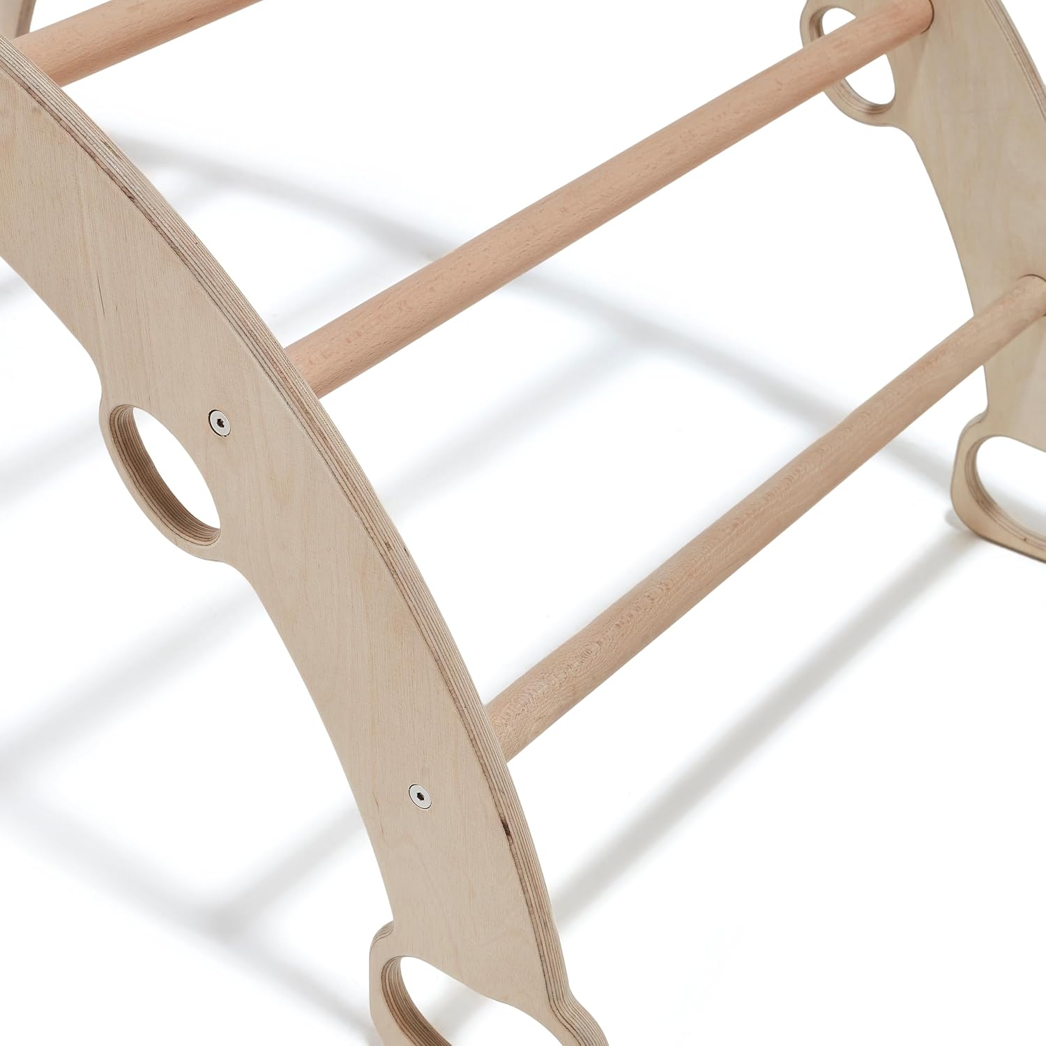 Climbing Arch with Unicorn Design Pillow | Montessori Climbing Arch with Pillow – Wooden Indoor Rocker Arch for Toddlers | Gross Motor Skills & Sensory Play for Kids 1-10 Birthday Gift (Unicorn)