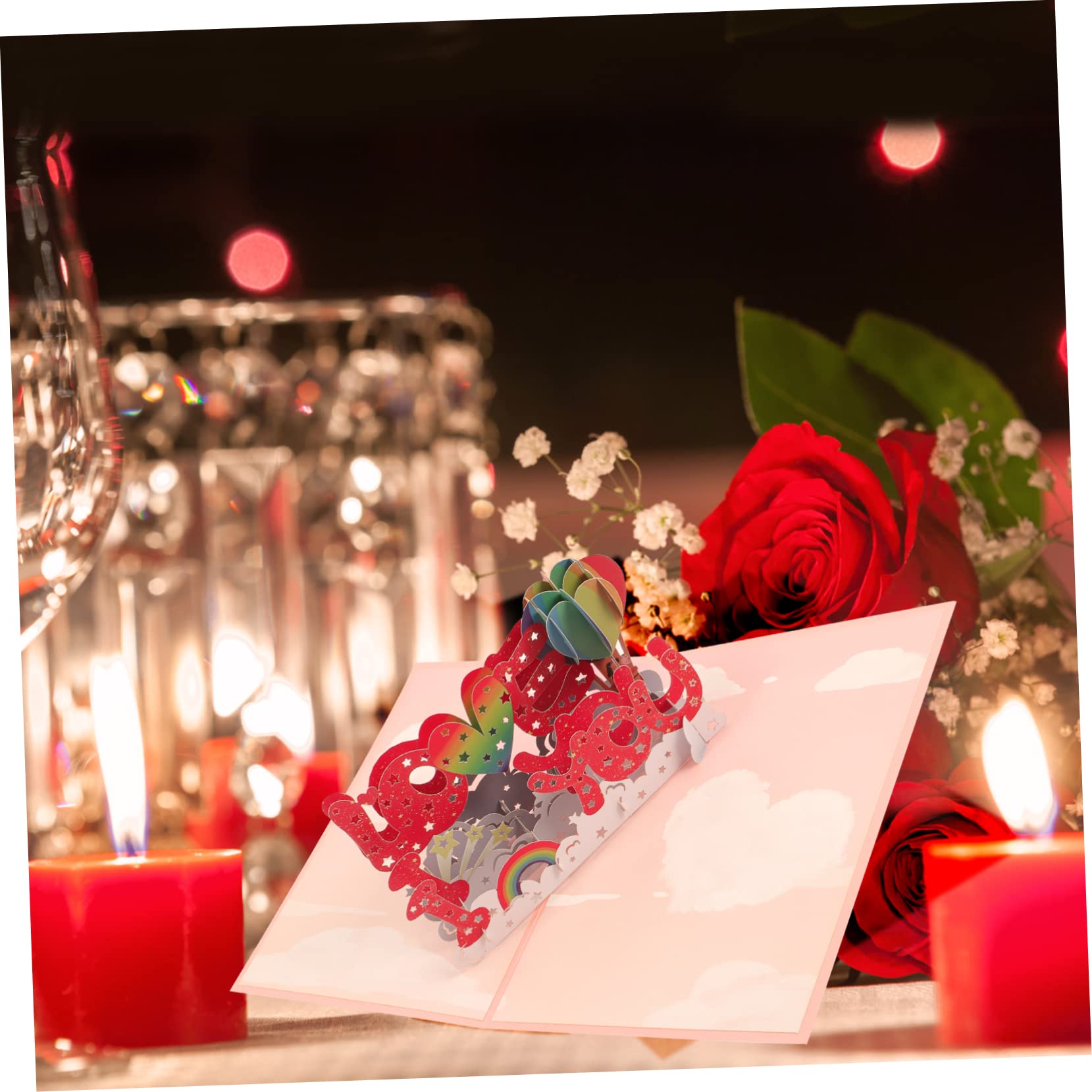 MAGICLULU 5 Sets 3d-grußkarte Segenskarte Karten Zum Valentinstag „ich Liebe Dich“-design