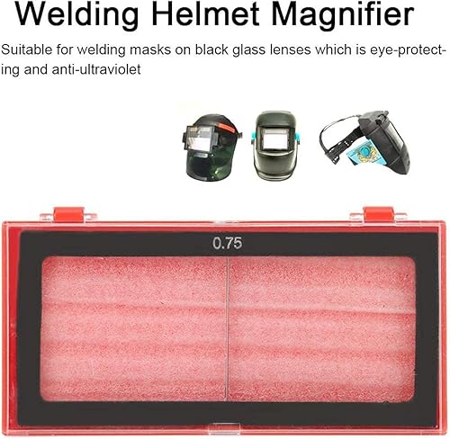 Miniatura 5 de 5 lentes de soldadura con aumento de vidrio, 1.01.752.02.53.0 para casco de soldadura, no se raya fácilmente, perfecto para aumentar soldaduras