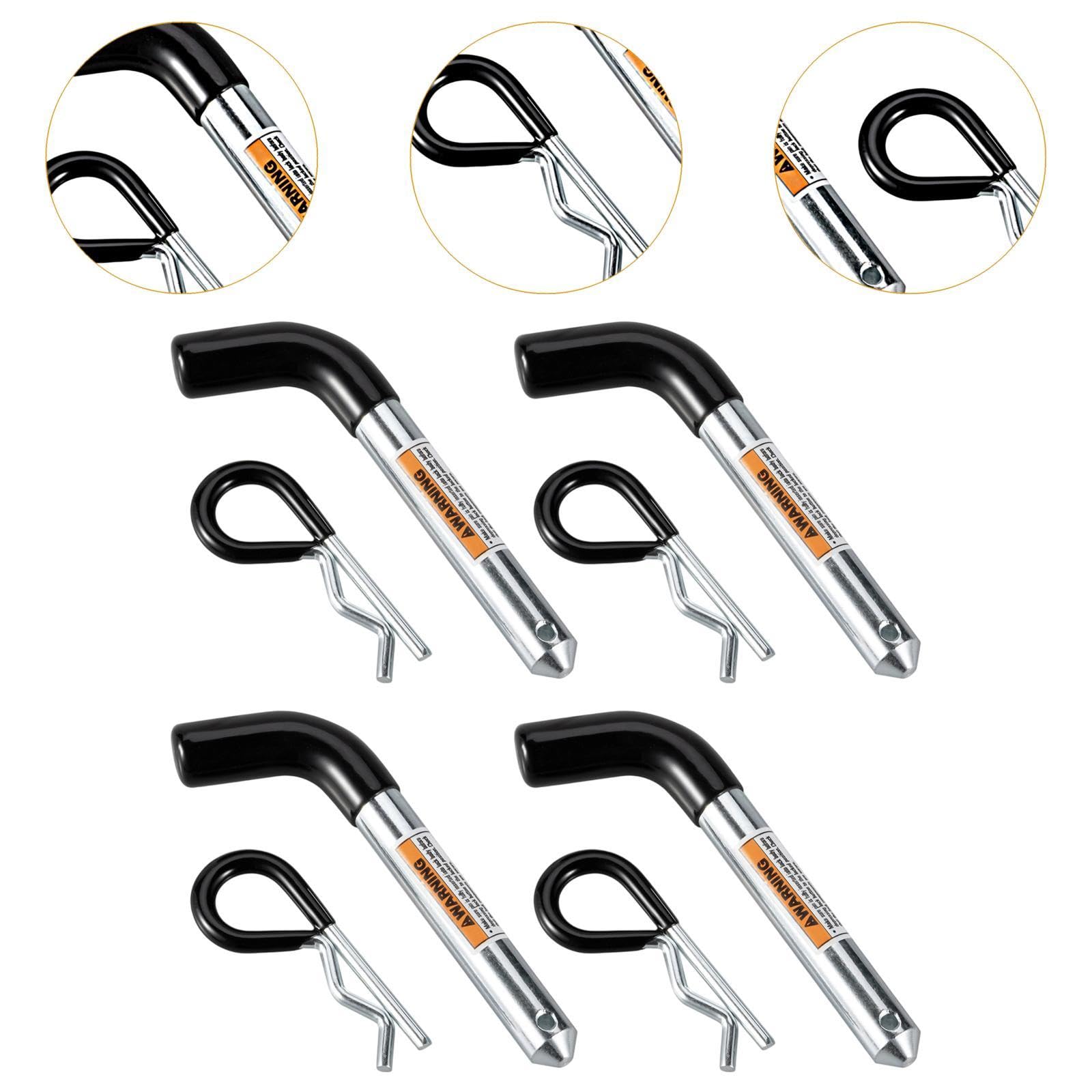 harayaa Ensemble de 4 Goupilles D'attelage de Remorque, Accessoires D'attelage de Remorquage, Remplace La Pièce de Rechange